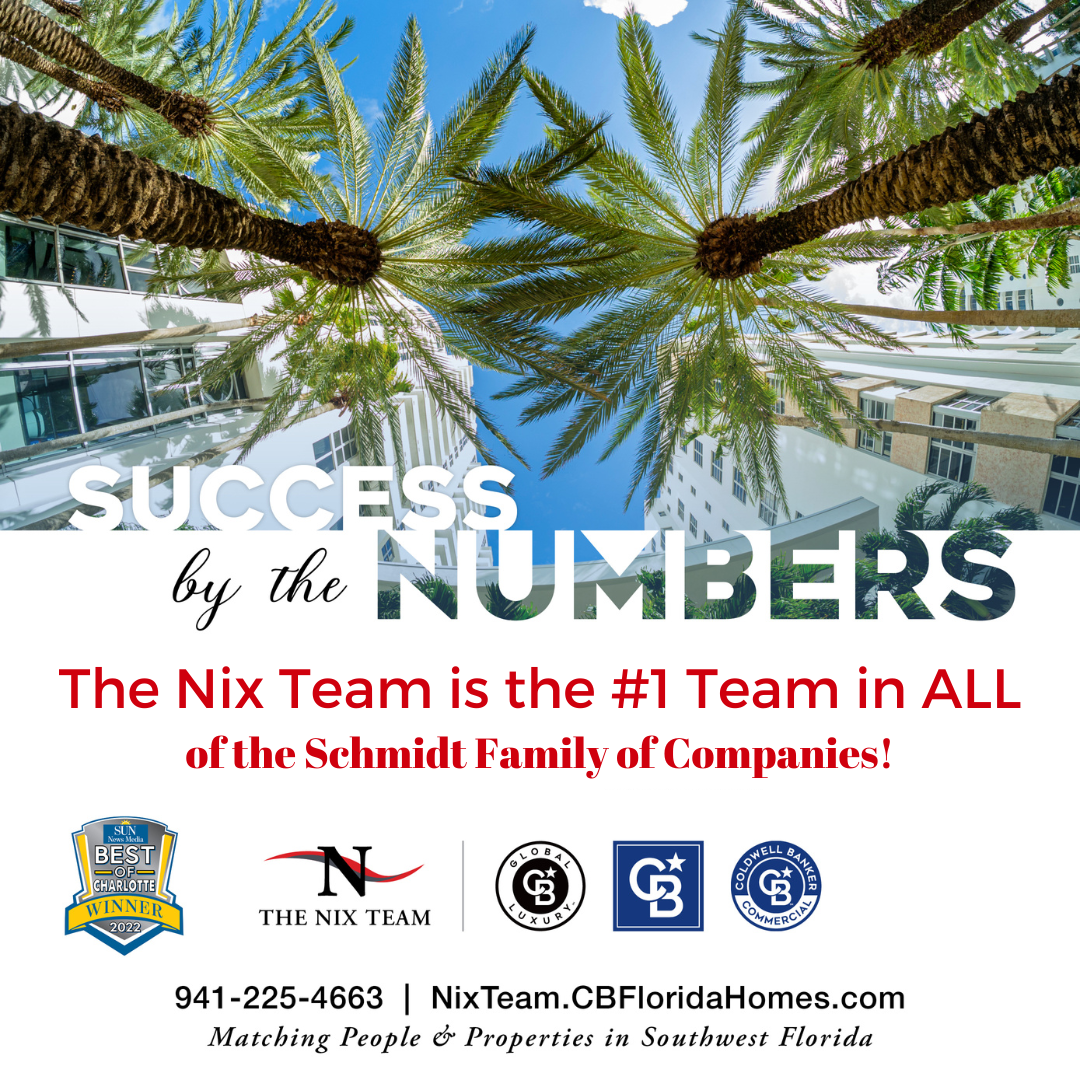 The Nix Team is the #1 Team in ALL of the Schmidt Family of Companies!